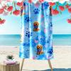 Golden Retriever Paw Print Towel Beach Towel Quick-drying for Travel Outdoor Sports Jogging Beach and Swimming