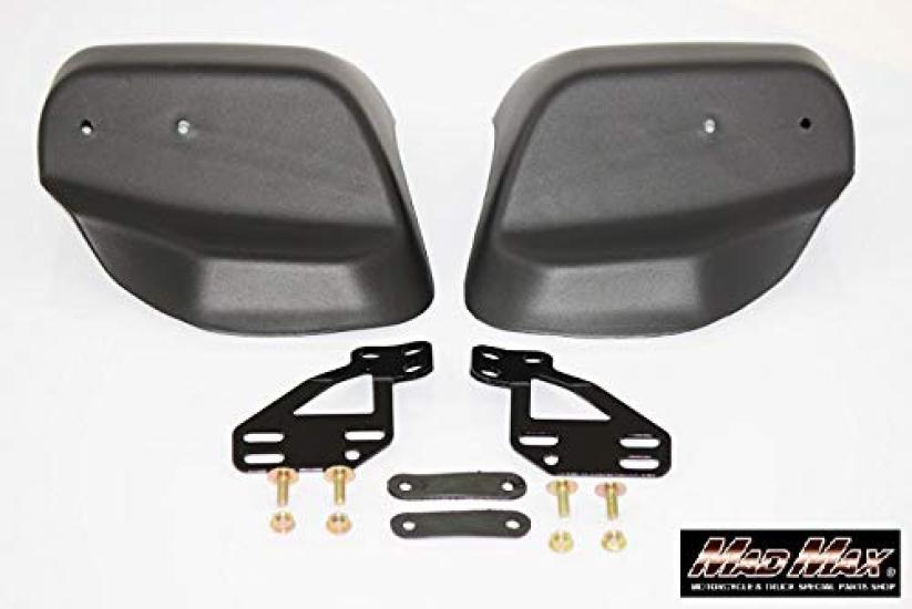 Motorcycle Knuckle Knuckle Left and Right Set Guards, Black, Visors,