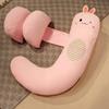 Pregnant Women Sleep On The Side of The Pillow The Pregnancy Belly Pillow Soft Comfortable Solid Color Lumbar Pillow Maternity