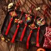 Chinese New Year Decorations 2026 Year of Horse Lucky Charm with Tassel Feng Shui Hanging Pendants for Wealth Good Luck