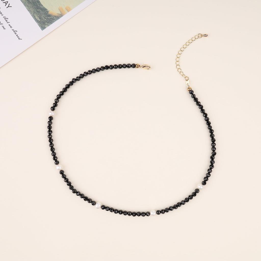 GAVU Spinel Freshwater Pearl Birthstone Power Stone Necklace for Women