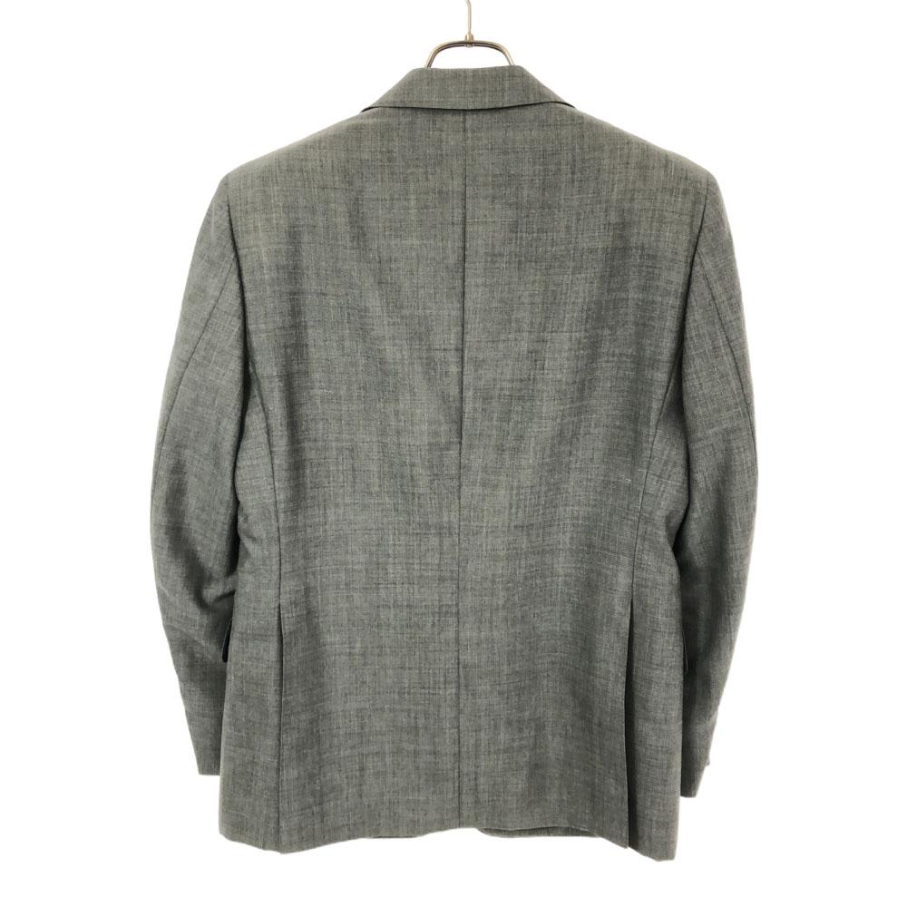 Приталенный пиджак из смесовой шерсти Burberrys A3 серый Мужской Б/у