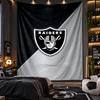 Wall Hanging Tapestry Las Vegas Raiders Print Cloth for Living Room Bedroom Home Decor