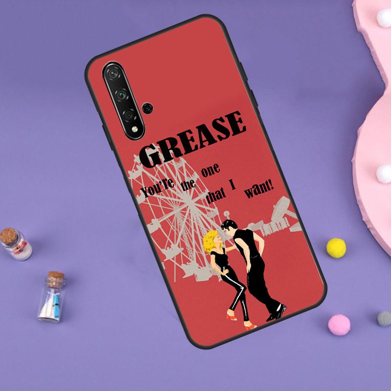 Розовый женский чехол Grease Movie для Huawei P30 P20 P40 Lite Nova 5T 11i 8i 3i 9 10 SE 11 Pro Y90 Y70 Y61 Y60 Y91