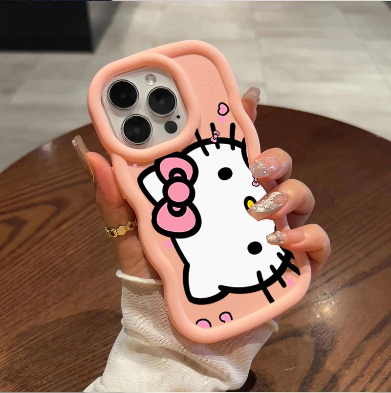 Чехол для телефона Sanrio Kuromi Hello Kitty Melody для Iphone 17 Air 17 Pro Max 16 15 14 13 12 11 Pro Max 16 15 Plus Cinnamoroll