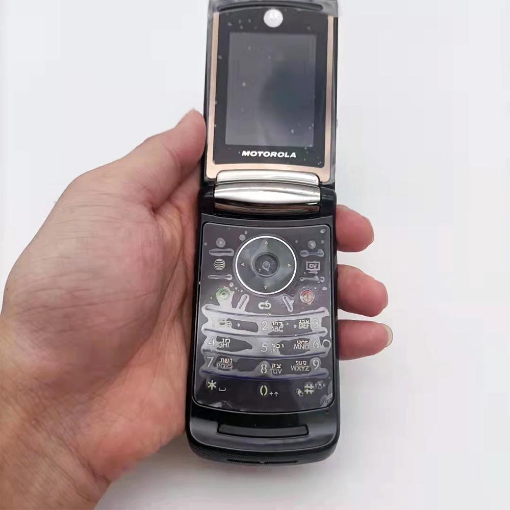 Восстановленный Оригинальный Мобильный телефон Motorola RAZR V9 2 МП 3G 2G с 1 SIM