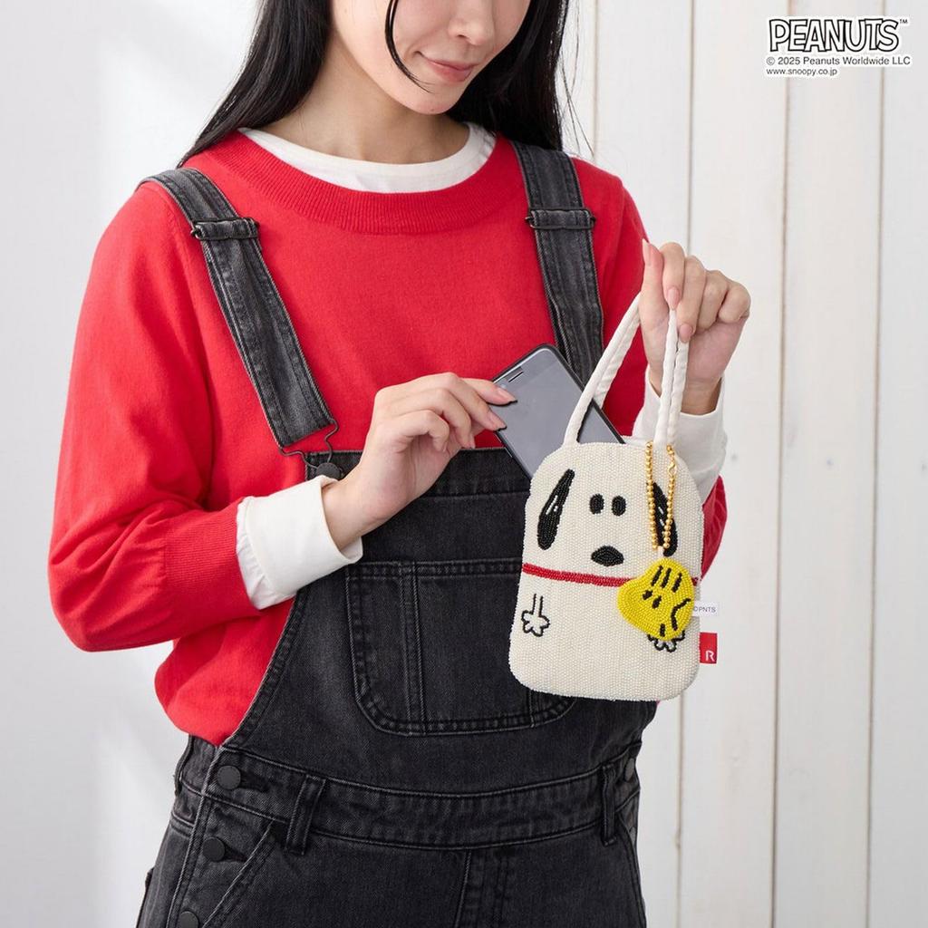 Мини-сумка ROOTOTE Snoopy 8448 Женская сумка, IP. малыш. бисер. Арахис-0В