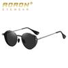 Round Frame Cross-border Sunglasses Men's Metal Polarized Fashion Sunglasses