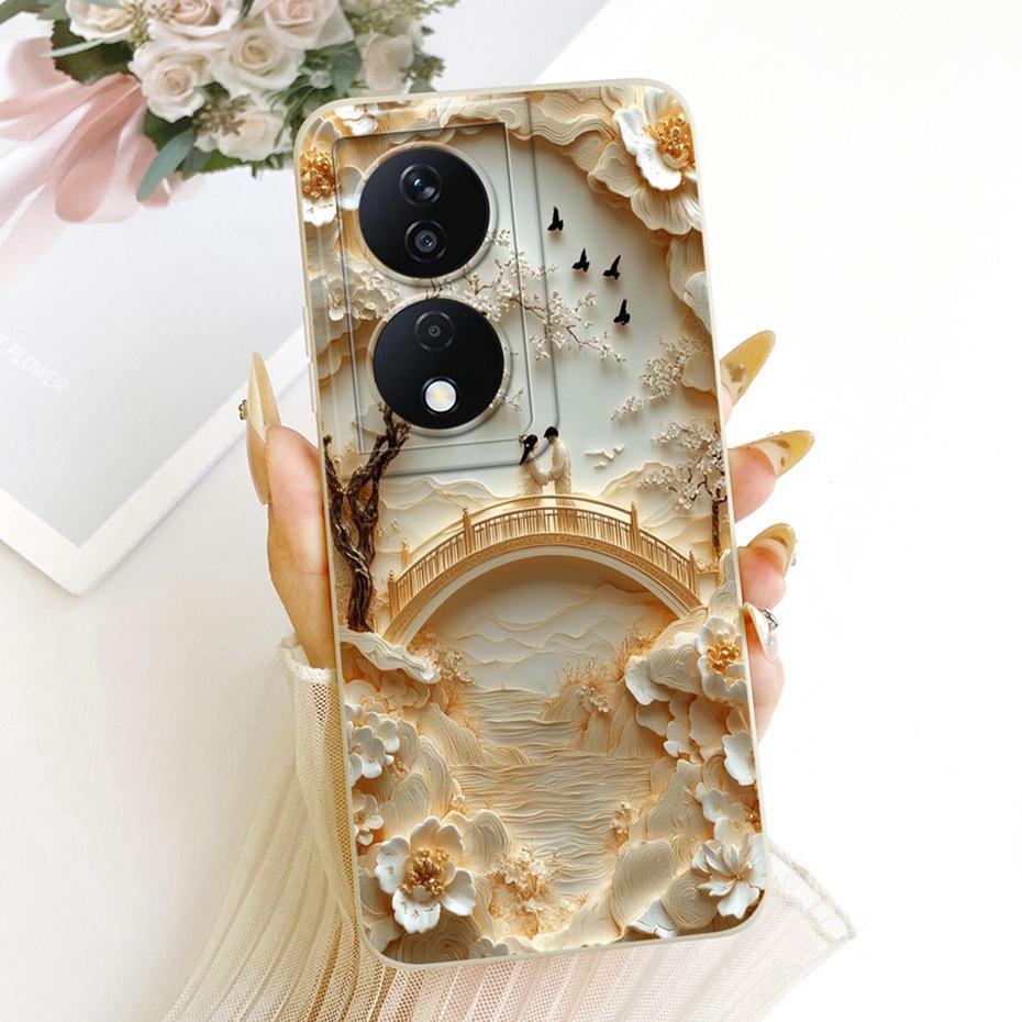 Cute Printed Phone Case For Honor X7b 4G 5G Soft Silicone Shockproof Cases For Honor X7b X 7B CLK-LX2 Covers Bumpers