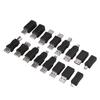 16PCS Multipurpose USB2.0 Adapter Converter USB Male To Female Micro USB