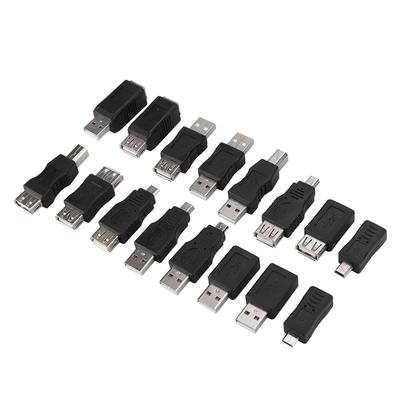 16 шт. Многоцелевой адаптер-конвертер USB2.0 USB папа на мама Micro USB
