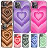 Latte Love Groovy Кофе Сердце Розовый Чехол Для Телефона Для iPhone 17 Air 16 15 14 12 11 13 Pro Max 12 13 mini 15 16 Plus 16e Чехол