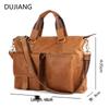 European-American Retro 17-Inch Business Laptop Handbag - Fashionable Commute & Travel Crossbody Briefcase