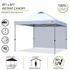 MASTERCANOPY Tarp Set of 1 Side Steel Water UV Use Weight Bag One-Touch Tent, Sheet, 2M/2.5M/3M, 3-Level Adjustment, Frame, Wind-Resistant