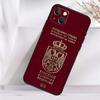 Чехол с флагом Сербии для iPhone 14 16 15 Pro Max 11 12 13 Mini 7 8 Plus X XR XS MAX, мягкий противоударный чехол