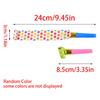 24/48/80/160pcs Party Blower Colorful Whistles Cheer Generator Atmosphere Creating Supplies Festival Birthday Celebration XJM