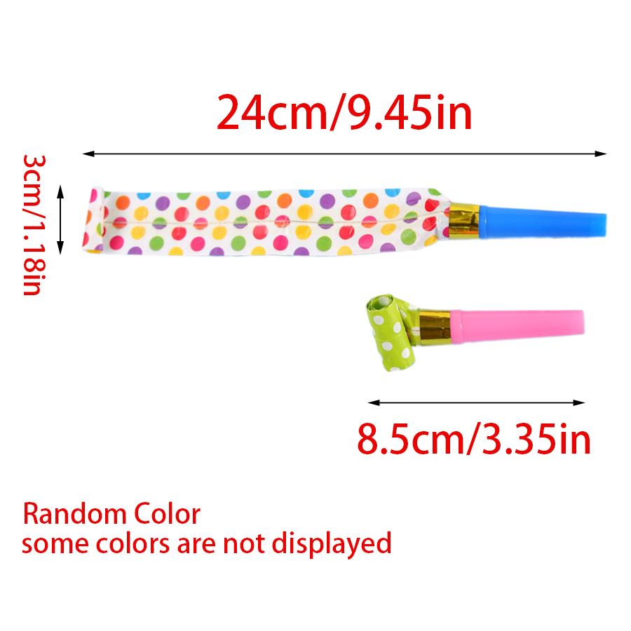 24/48/80/160pcs Party Blower Colorful Whistles Cheer Generator Atmosphere Creating Supplies Festival Birthday Celebration XJM