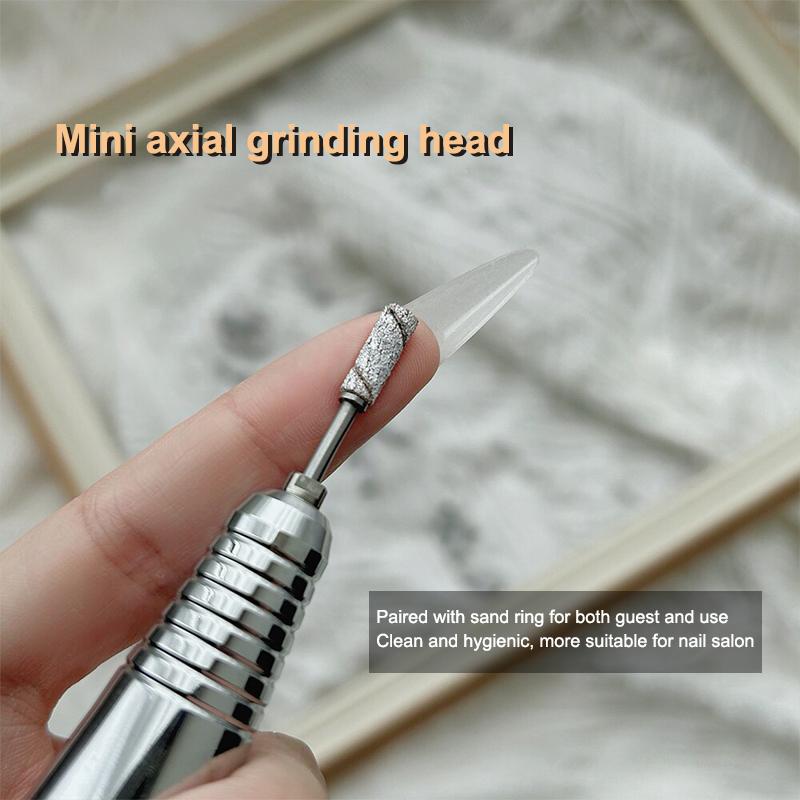 Versatile 3mm Nail Drill Bits 50 Pcs Set Effective Sanding Bands for Gel Acrylic Polish Treatment