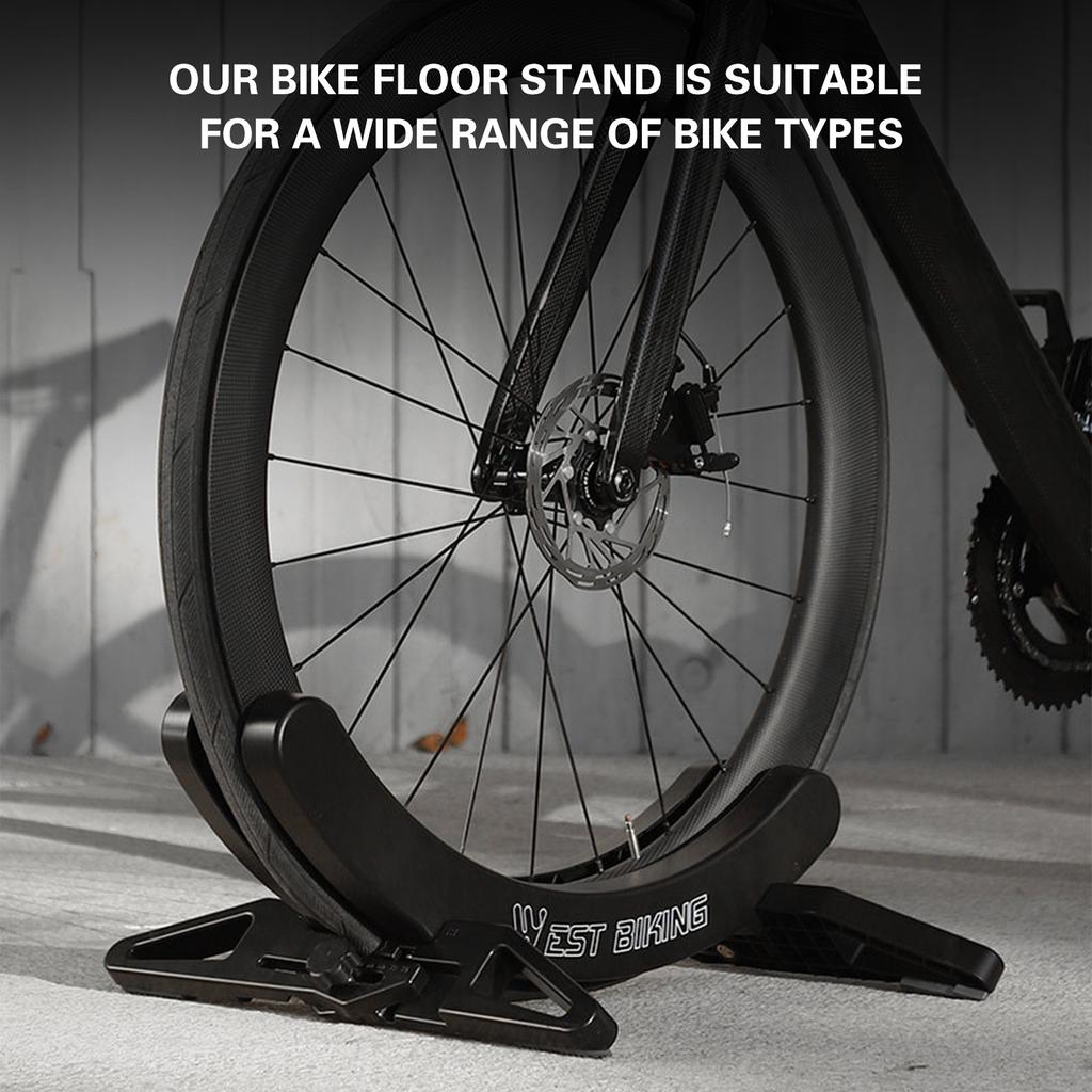 Регулируемая напольная стойка для велосипеда ABS, стойка для парковки велосипеда, ширина покрышки 30-80 мм, стойка для хранения велосипеда