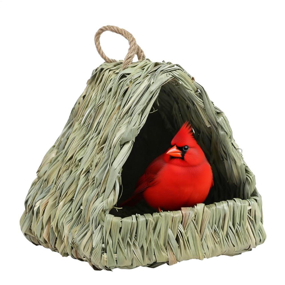 Hummingbird House Outdoor Garden Decoration Birdhouses Hut Bird Nesting House For Sparrow Parakeet Parrot Cockatiel Finch Canary