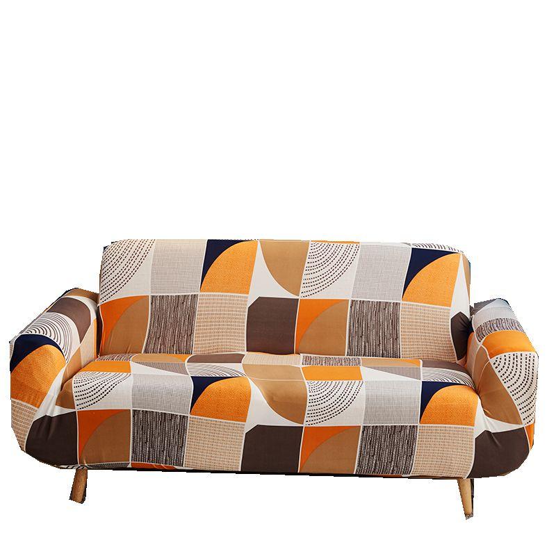 Plaid Stretch Spandex Sofa Couch Cover For Chaise Longue Living Room Home Decor Tight Wrap Elastic Shape Sofa