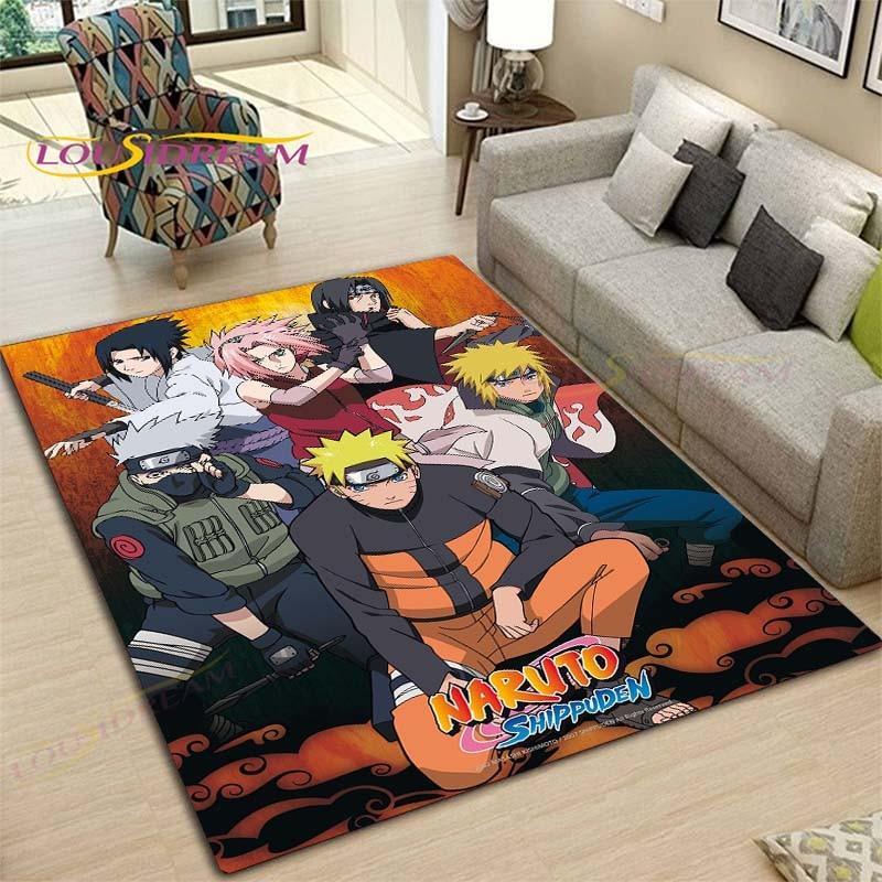 Ковер в стиле аниме «Наруто», детские ковры, коврики для гостиной, чайного стола, ковер для спальни, моющиеся напольные коврики, бытовой коврик, коврик с динозавром