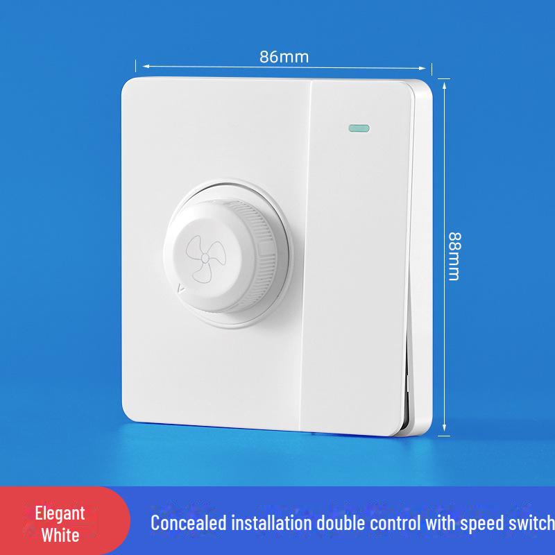 Скрытая панель управления скоростью потолочного вентилятора - бесступенчатый переключатель регулятора