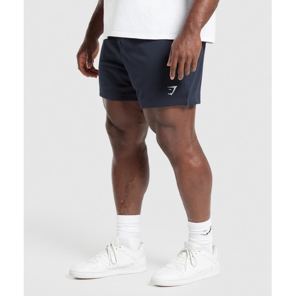 Gymshark Подъемные сетчатые шорты 5 Heavy Blue A1b9x Uctn
