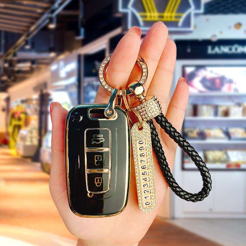 Чехол для ключа Hyundai ix35, Sonata 8, Elantra & Kia Sportage, K5/K3/K2 - Крышка корпуса пульта автомобиля