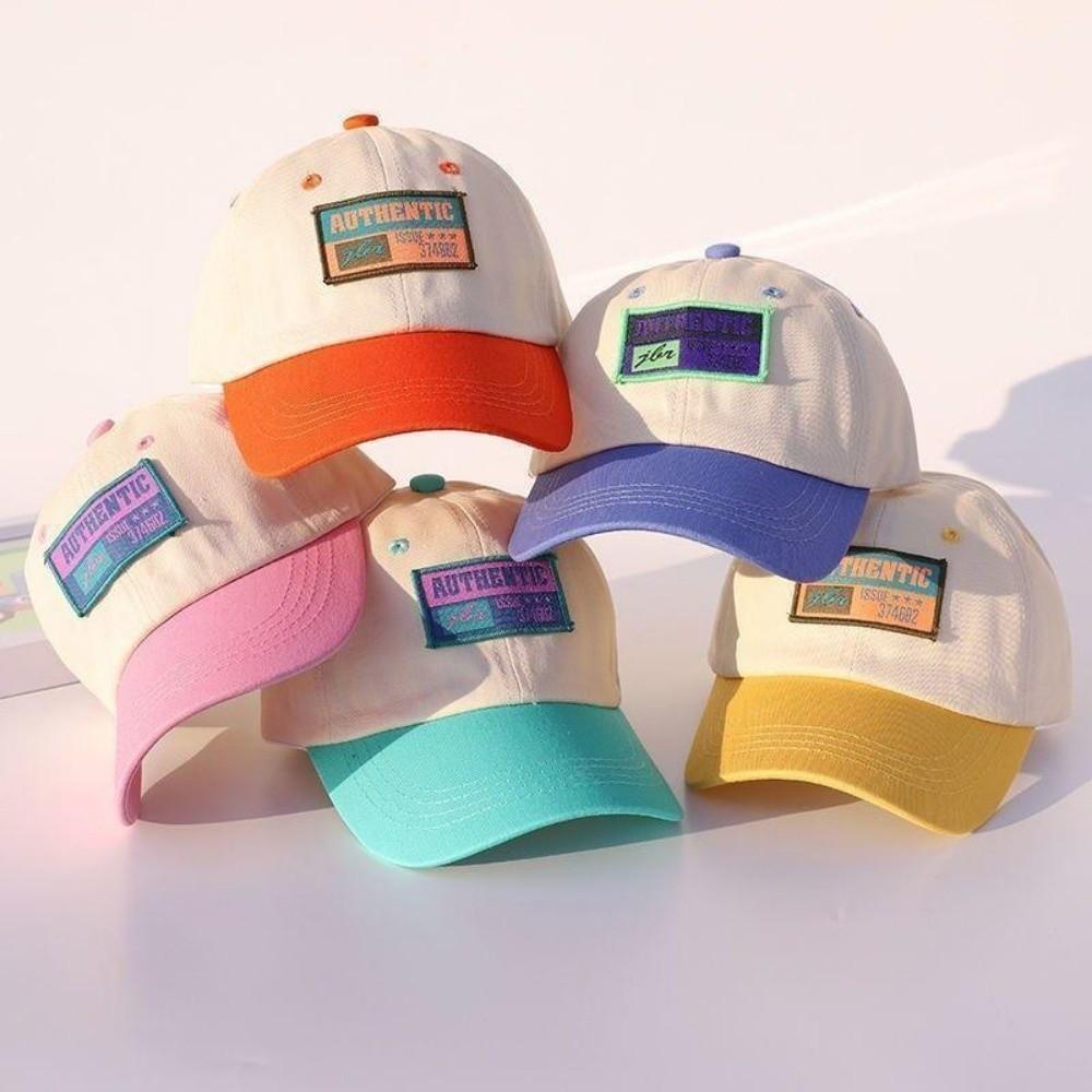 Breathable Children Baseball Caps Letter Embroidery Duck Tongue Cap New Sunshade Cap Outdoor