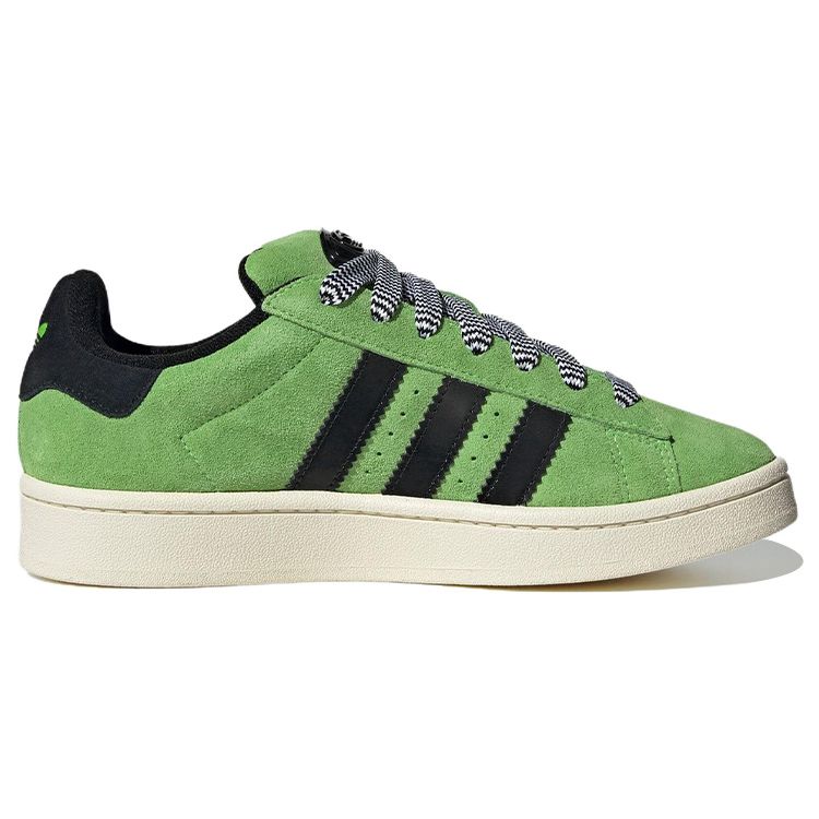 Adidas Campus 00s Solar Green Черные женские кроссовки Core-Black Off-White HQ4409