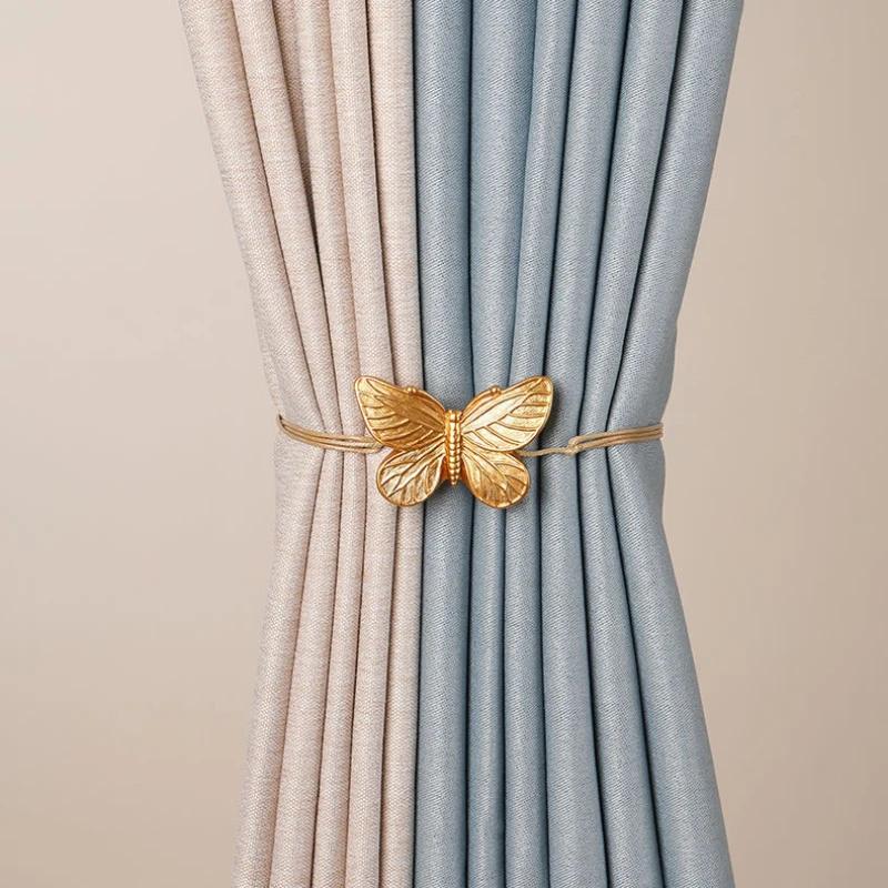 1 шт. Простой ремешок для штор с цветком, зажим для штор с цветком, пряжка для штор, декоративный ремешок для штор для окна, аксессуары