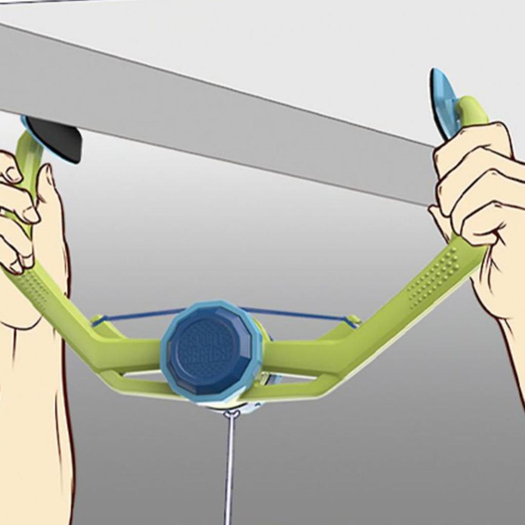 Hanging Table Tennis Trainer Set Door Pingpong Game for Kids with Racket & Balls Adjustable Hanging Table Tennis Trainer