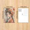 32pcs, Ancient Style Women Postcards, Wall Stickers, Mailing Cards, Greeting Cards, DIY Postcards, Souvenir Postcards, Decorativ