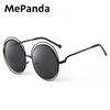 MePanda Модные солнцезащитные очки унисекс в большой круглой оправе для путешествий на открытом воздухе, UV400