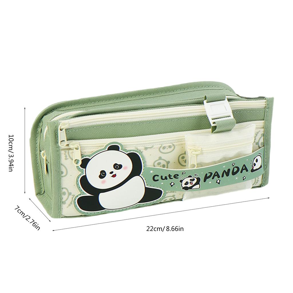 Пенал «Панда» большой емкости, сумка для канцелярских принадлежностей, пенал для маркеров, органайзеры для стола для студентов, девочек и мальчиков