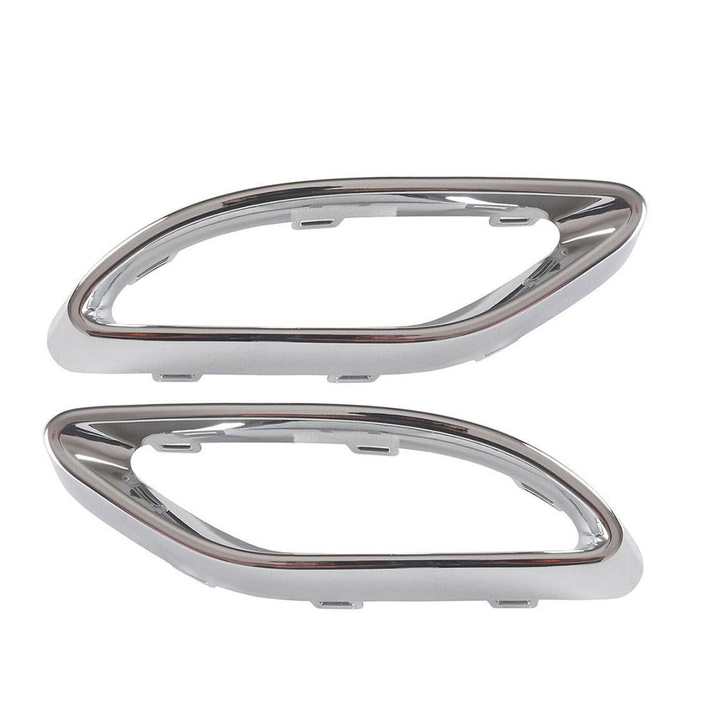 Gloss Black Exhaust Tip Cover Trims Replacement for Mercedes‑Benz A B C E GLC CLS‑Class W117 W205 W177 W238 W213 W253