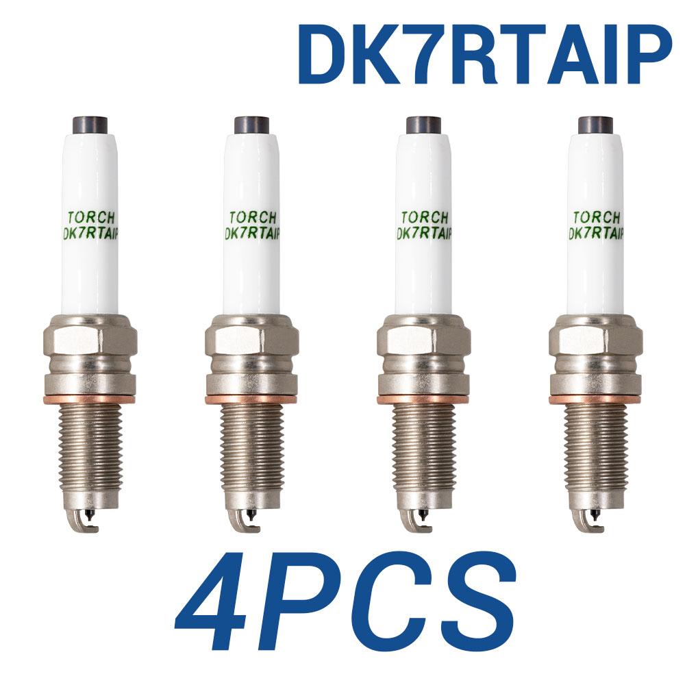 2-8 шт. Иридиевые платиновые свечи зажигания TORCH DK7RTAIP Замена для VW 101905606A 04E905602A 04C905606A PKER7A8EGS(95463)