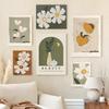 Vintage Bohemian Floral Canvas Painting Minimalistic Flower Market Posters and Print Pictures Living Room Wall Art Home Decor