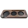 Universal Walnut & Beech Coffee Tamper and Accessory Storage Base