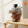 Dragon Head Whiskey Decanter Wine Empty Glass Clear 320ml Men Dad Husband Gift Bottle