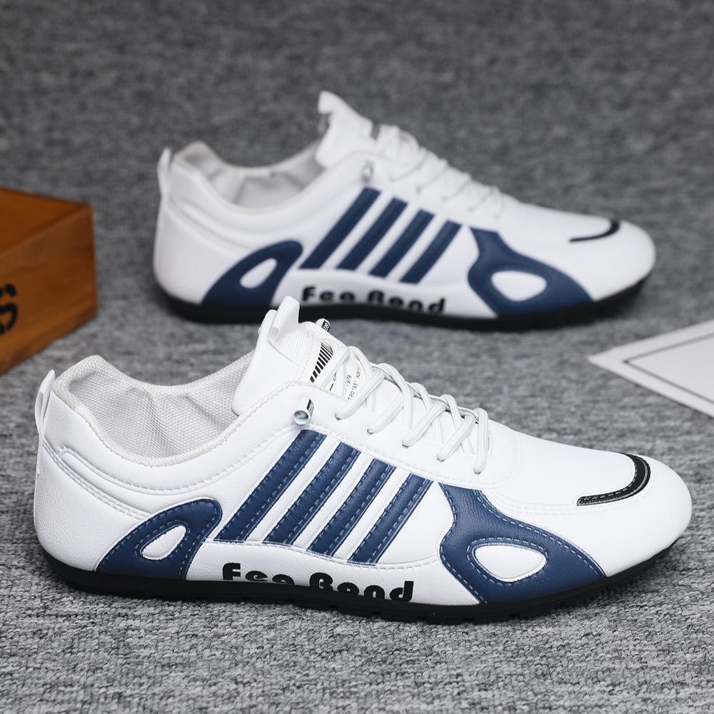 Мужская обувь импортного производства, весна, новая кожаная поверхность, удобная мягкая подошва, дышащая, повседневная спортивная обувь, модная мужская обувь