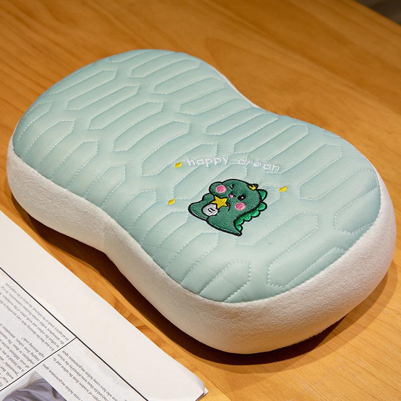 Подушка для сна из латекса с эффектом памяти, подушка для спальни, офисная подушка для сна для взрослых, портативная маленькая подушка, подушка для дома