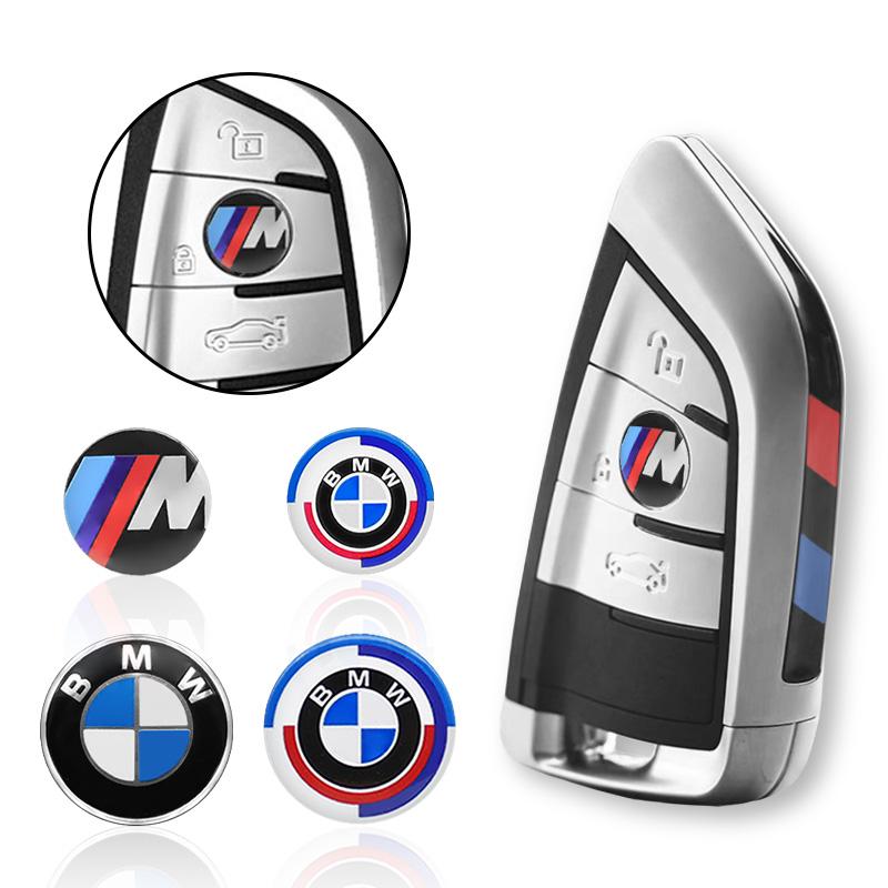 GEN5    11мм 14мм Наклейки на ключ автомобиля Для BMW E90 E60 E46 E39 F30 F10 E87 X3 X4 X5 X1 G30 Брелок с дистанционным управлением Наклейка Эмблема Автоаксессуар