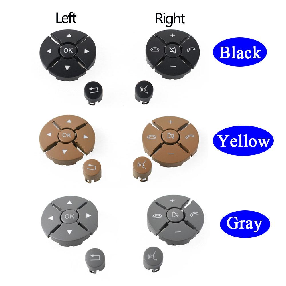 Многофункциональный черный чехол на руль с кнопкой, замена ключей для Mercedes Benz S CL Class W221 W216 S300 S320 S400