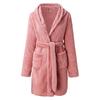 2024 Cozy European & American Autumn/Winter Hooded Fluffy Women's Pajamas and Warm Bathrobe