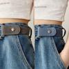 Traceless Elastic Belt Without Buckle No Buckle Invisible Belt Buckle Free Belt  Ladies Jeans