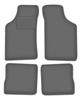 Velour graphite car mats for: Citroen AX hatchback (1986-1998)