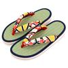 Geta Made of Japanese Rush Round Tatami Geta Rush Tatami Large L [Takeharu] Women's Sandals, Grass, Shape, Sandals, Grass, Sandals, Cute, Size,