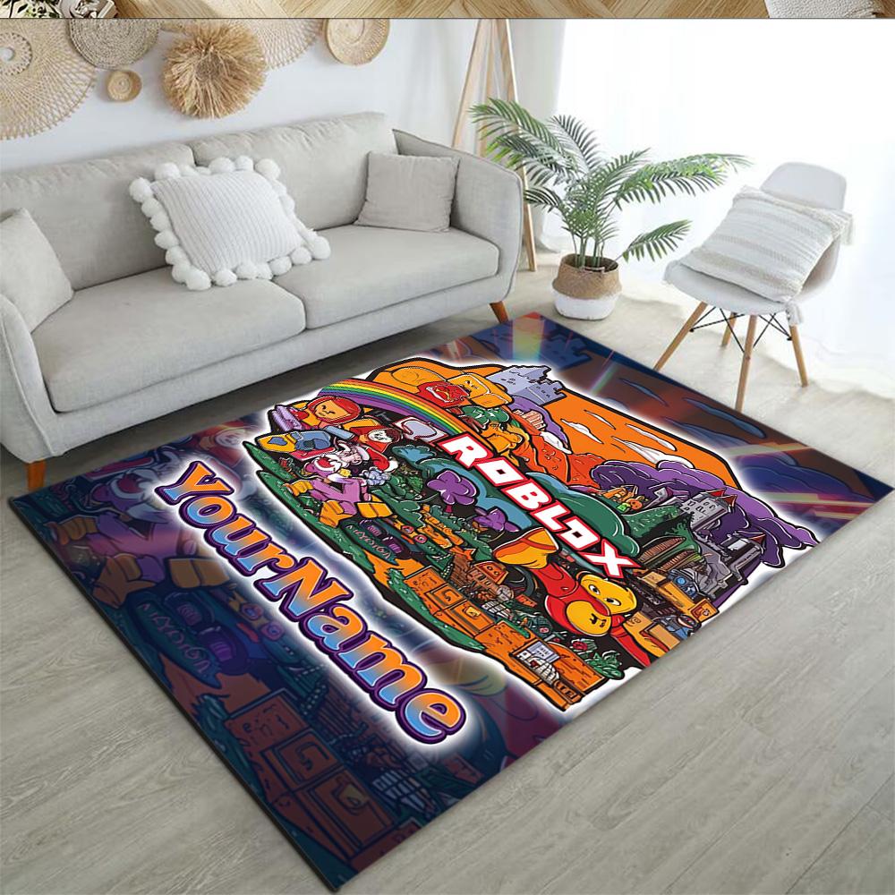 Roblox 261 Personalized Name Carpet Perfect for Dining Room Kitchen Playrooms Entryway Antislip Carpet Decorate Offices Gift for Festivals